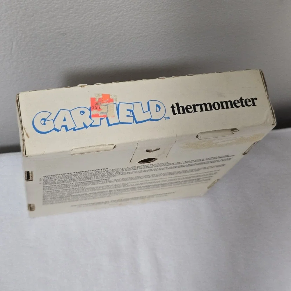Vintage 1978 Garfield 8-Inch Wall Thermometer Springfield NOS USA Works